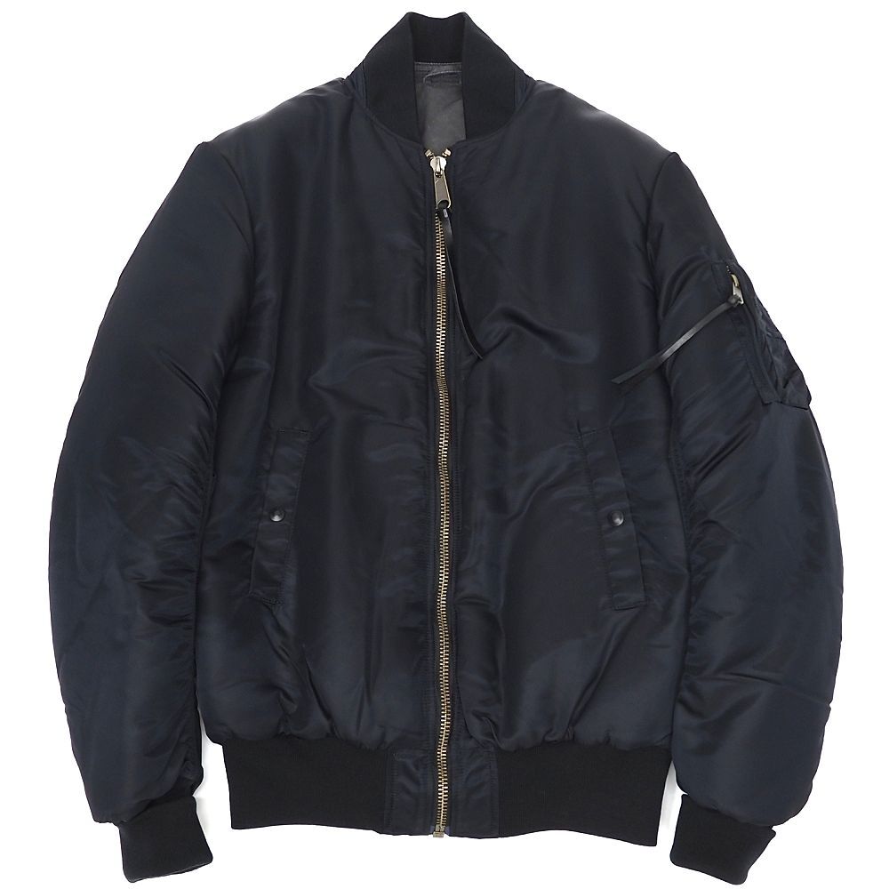 J06192 新品 23AW RIPVANWINKLE/MA-1 リバーシブル ジャケット 【サイズ:L】 ブラック RB-533 リップヴァンウインクル メンズ拍卖