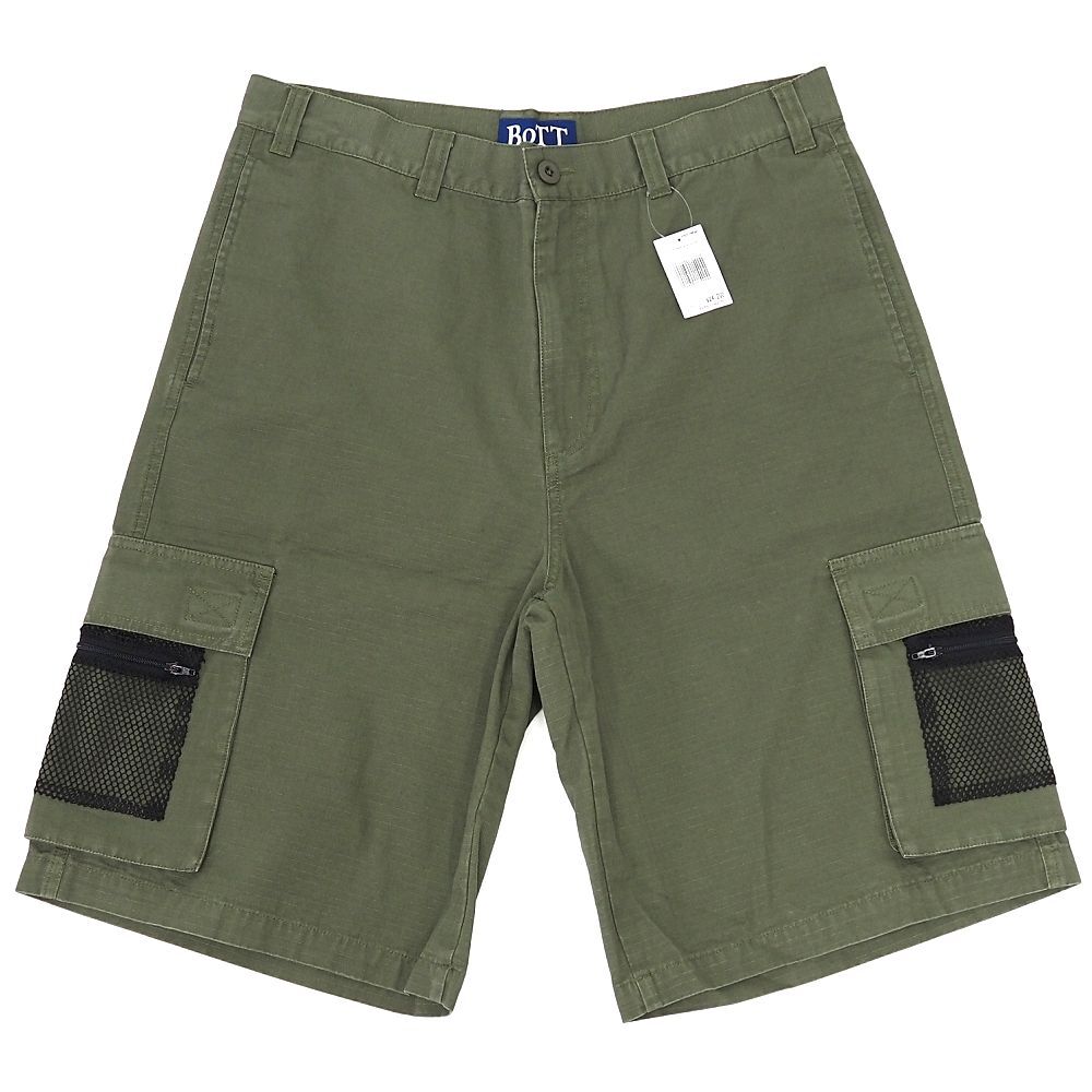 J06275 新品 25SS BoTT/Mesh Pocket Cargo Short カーゴショーツ 【サイズ:L】 オリーブ ショートパンツ ボット メンズ拍卖