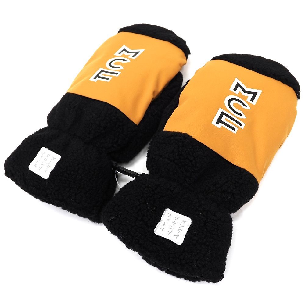 J06335 新品 MCF/ギア猿 ミトン グローブ 【サイズ:FREE】 ブラック/オレンジ ゴルフウエア メンタイクランクフィドラ拍卖