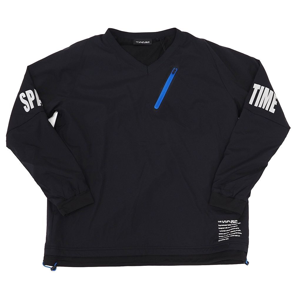 J06294 未使用品 THE WARP BY ENNERRE/プルオーバー ナイロンジャケット【サイズ:M】ブラック ゴルフウエア ザワープバイエネーレ拍卖