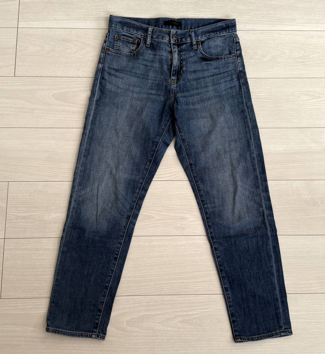 ★UNIQLO ユニクロ スリムボーイフレンドフィットアンクルジーンズ デニムパンツ 24★拍卖