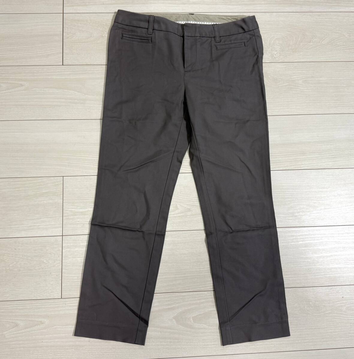 ★ギャップ GAP ストレッチ クロップドパンツ グレー サイズ4 レディース★拍卖