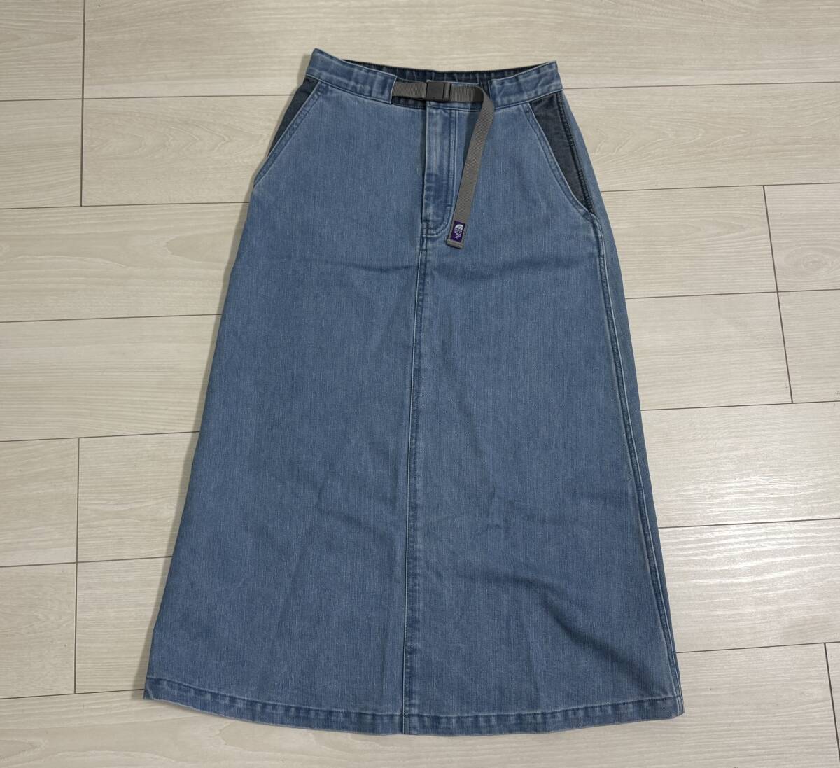 ★THE NORTH FACE PURPLE LABEL ノースフェイス ツイルデニムフィールドスカート NTW4902N パープルレーベル★拍卖