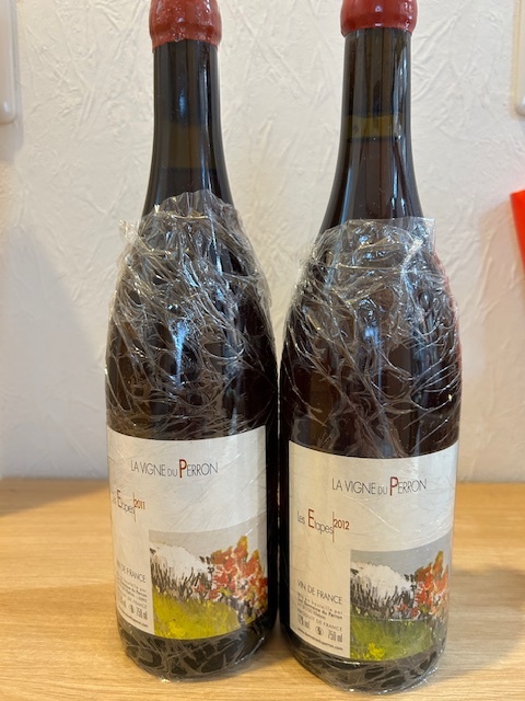 ラ ヴィニュ デ ペロン ’11&’12 2本セット レゼタップ(ピノ ノワール)拍卖