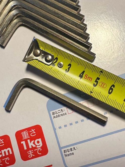 六角レンチ 5ミリ 10本セット 送料無料 日本製ですがメーカー不明 拍卖