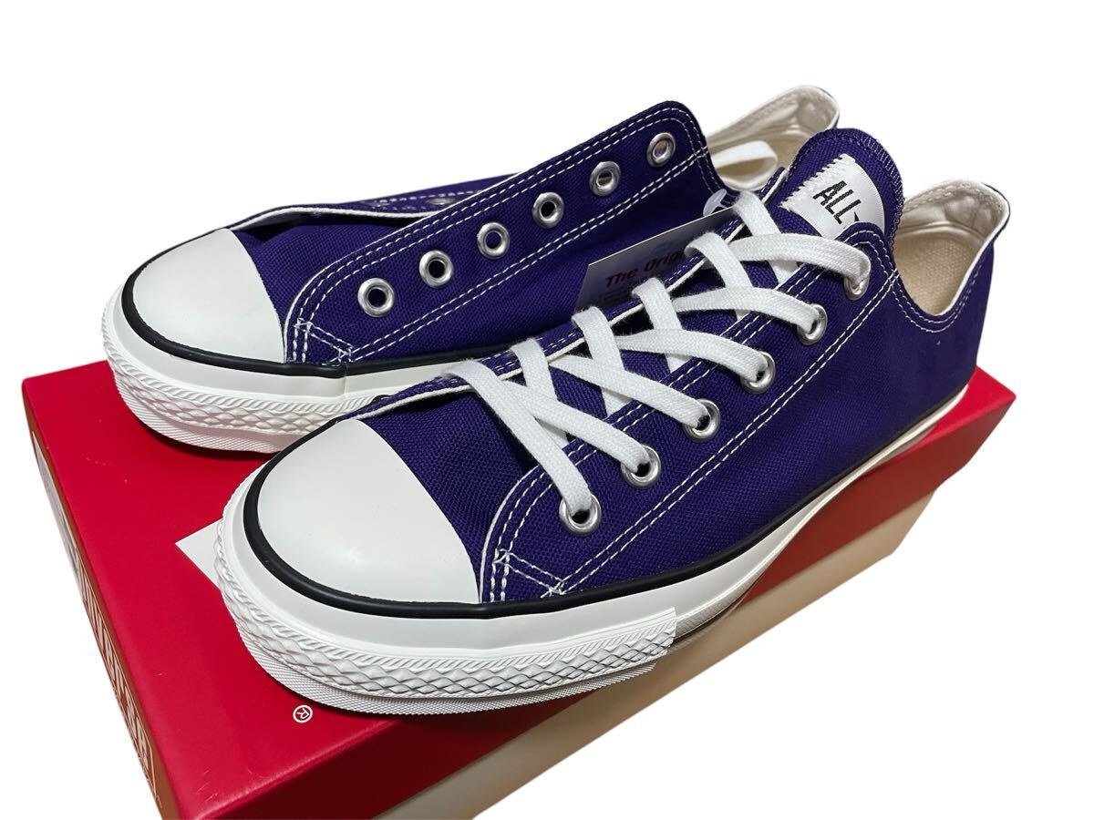 新品コンバースALLSTAR日本製made inJAPAN紫 26拍卖