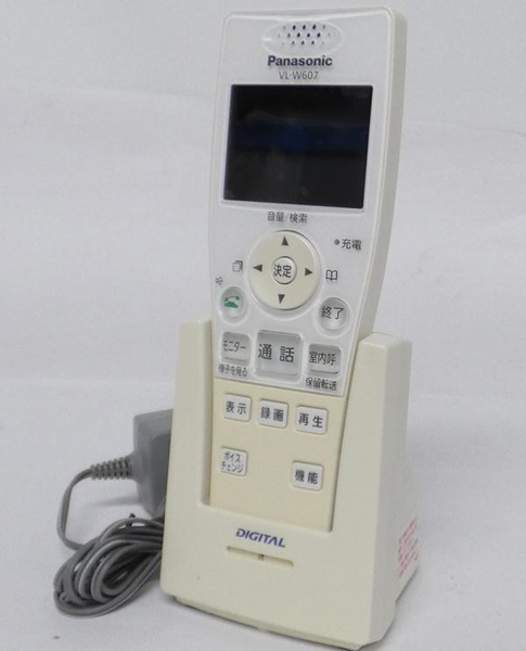 ■Panasonic ワイヤレスモニター子機 VL-W607 充電台 ACアダプター PQLV219JP拍卖