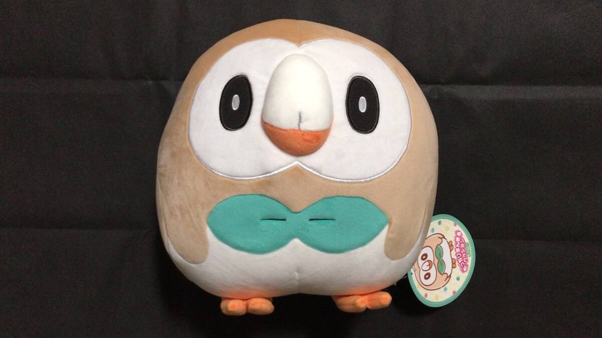 未使用品 タグ付き ポケットモンスター ポケモンセンターオリジナル もっちりまんまるクッション モクロー 単品 ぬいぐるみ 絶版品拍卖