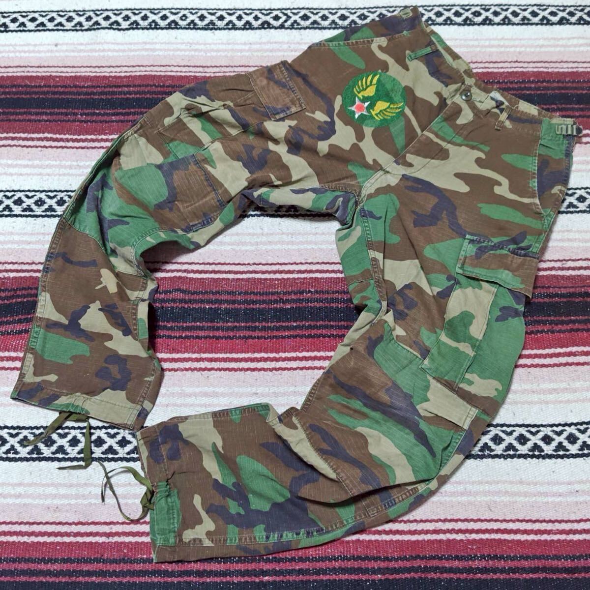 90s 00s ビンテージ◎【カーゴパンツ 】ワーク U.S.ARMY アーミー 軍物 空軍 AIR FORCE アメカジ 古着コーデ 迷彩 カモフラ /Y37948ii拍卖