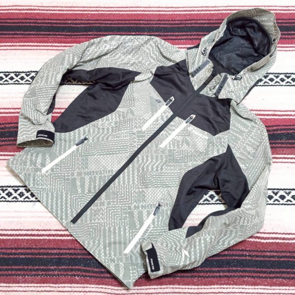 これからの季節に最適◎【TAICHI】タイチ フード付き ライディング ジャケット ライダース ウエア バイカー ツーリング 灰 黒 L/Y37135j拍卖