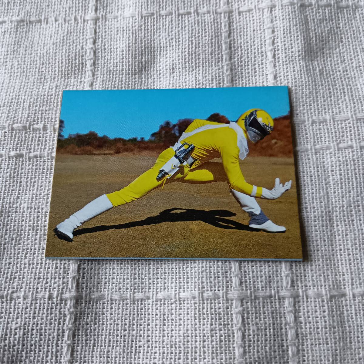 ミニカード 大戦隊ゴーグルファイブ 56「ゴーグルイエロー」1枚拍卖