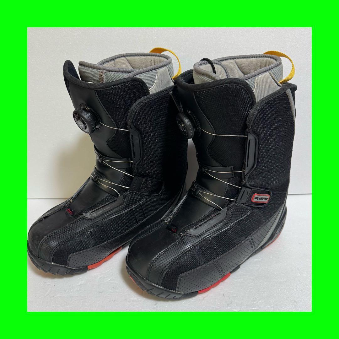 26cm ボアシステム ブラック スノーボードブーツ 初心者格安 黒色拍卖