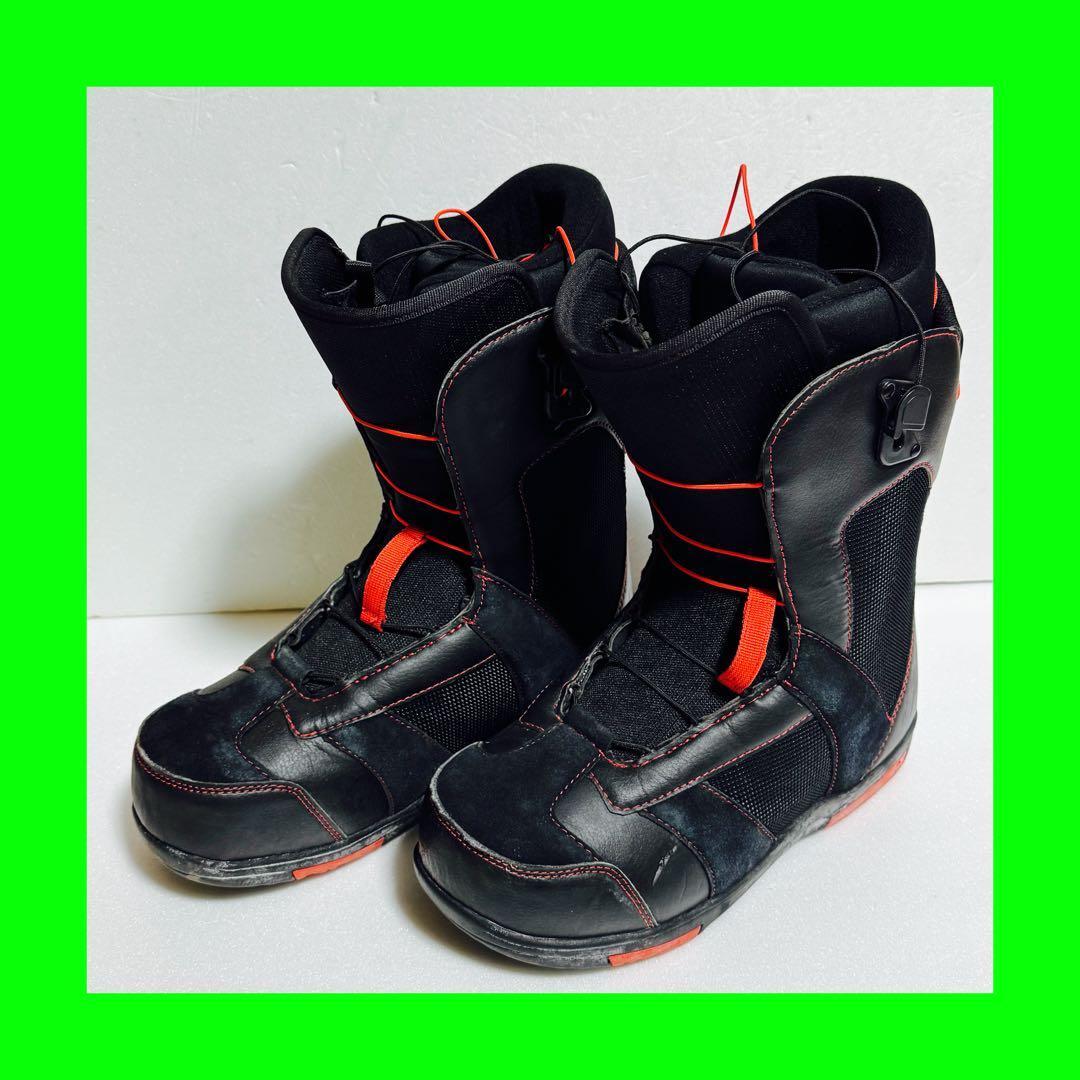 26cm 黒色ブラックスノーボードブーツ初心者格安処分拍卖