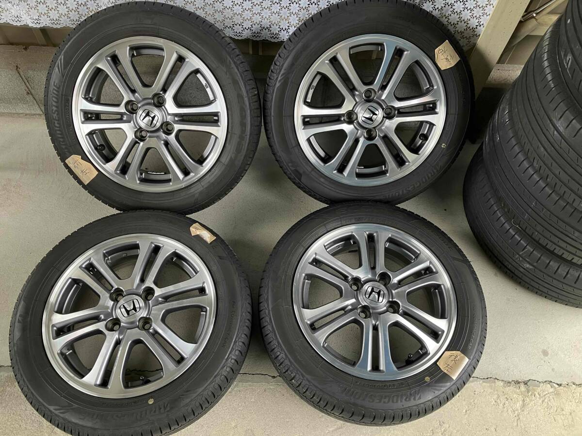 155/65R/14 ホンダ N-BOX純正ホイール ノーマルタイヤ PCD100 4穴拍卖