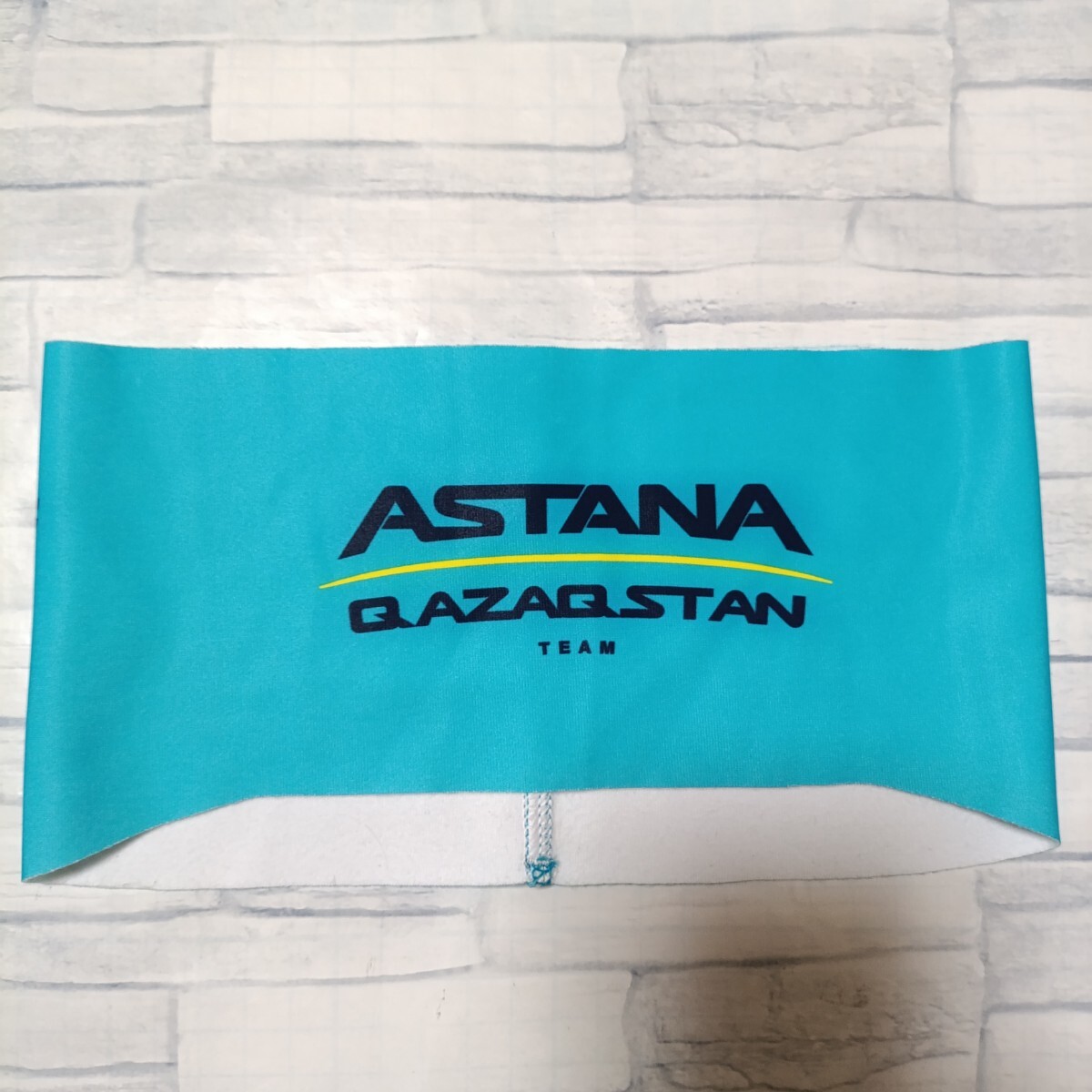 支給品 Astana Qazaqstan ヘッドバンド アスタナカザクスタン Wilier プレミアテック サイクルジャージ ロードバイク BIEMME ウォーマー拍卖