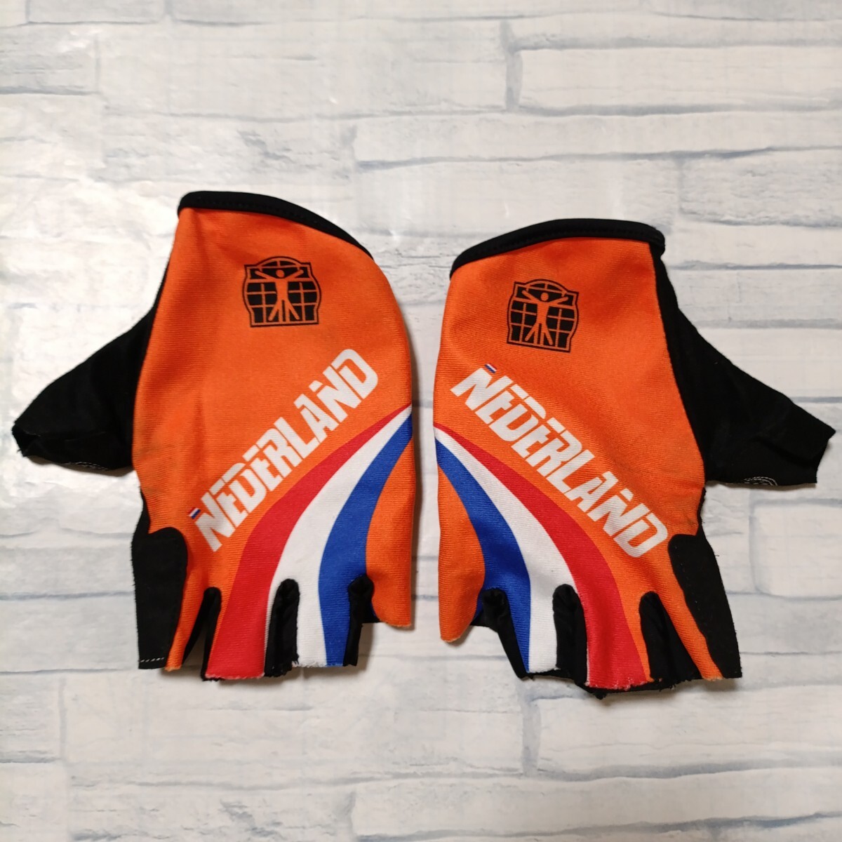 支給品 オランダ代表 グローブ ネーデルランド NEDERLAND 手袋 ナショナルチーム サイクルジャージ ロードバイク 自転車 拍卖