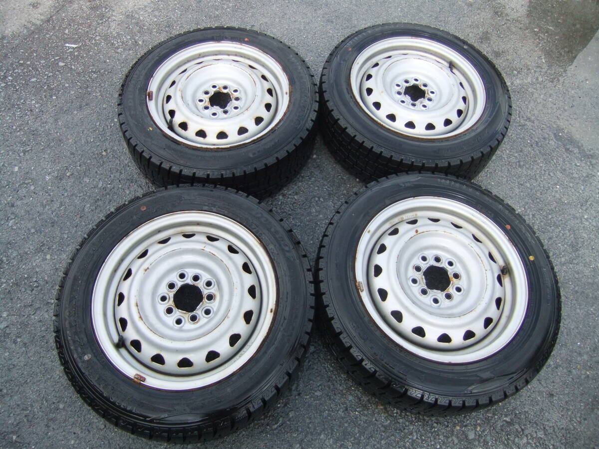 【バリ山】185/60R15 ダンロップ 2023年製 PCD100/114.3 1000円売切スタート拍卖