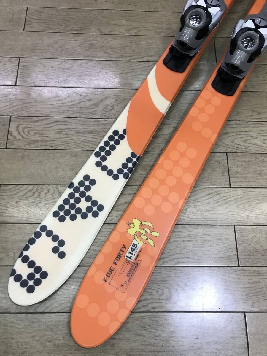 ☆★☆2026スタートセール!SALOMON FIVE FORTY 145cm /BIND SALOMON S710/ショートフリーライドモデル!程度良好☆★☆拍卖