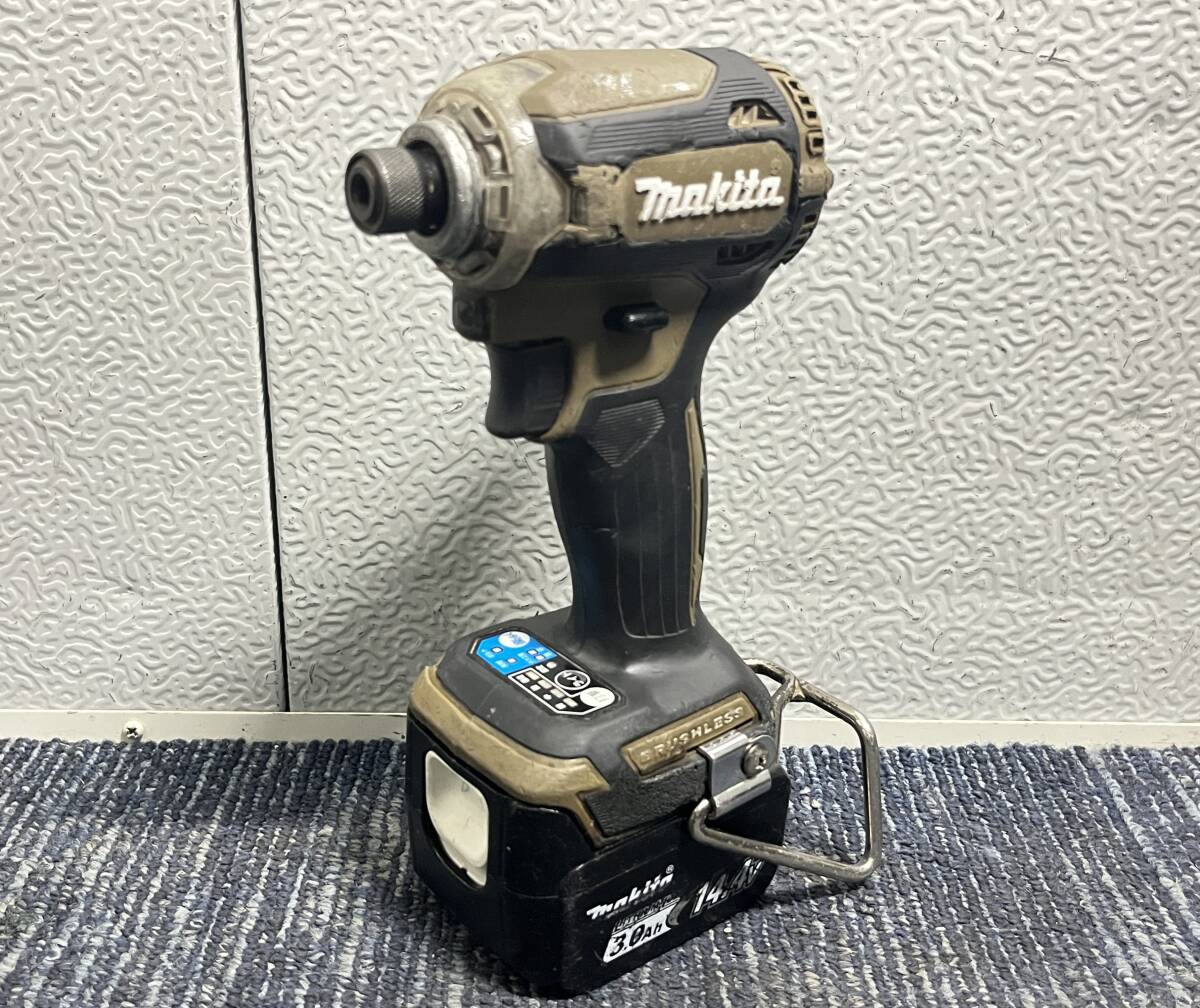 【中古品】makita マキタ 14.4V 充電式インパクトドライバ TD161D バッテリー1個 BL1430B(14.4V 3.0Ah) 電動工具 10583拍卖