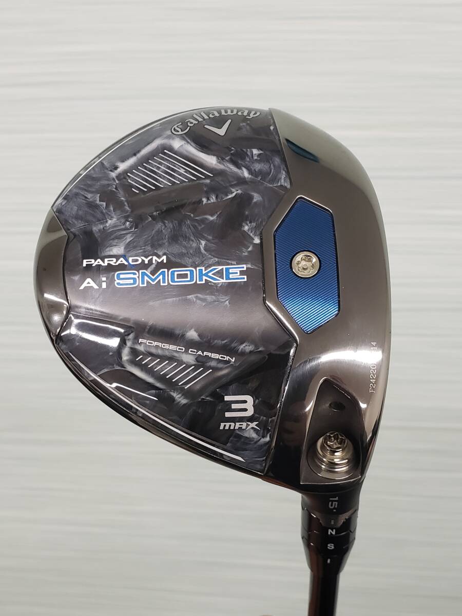 キャロウェイ 2024 パラダイム Ai スモーク MAX フェアウェイウッド 3W(15°)純正シャフト(SR)拍卖
