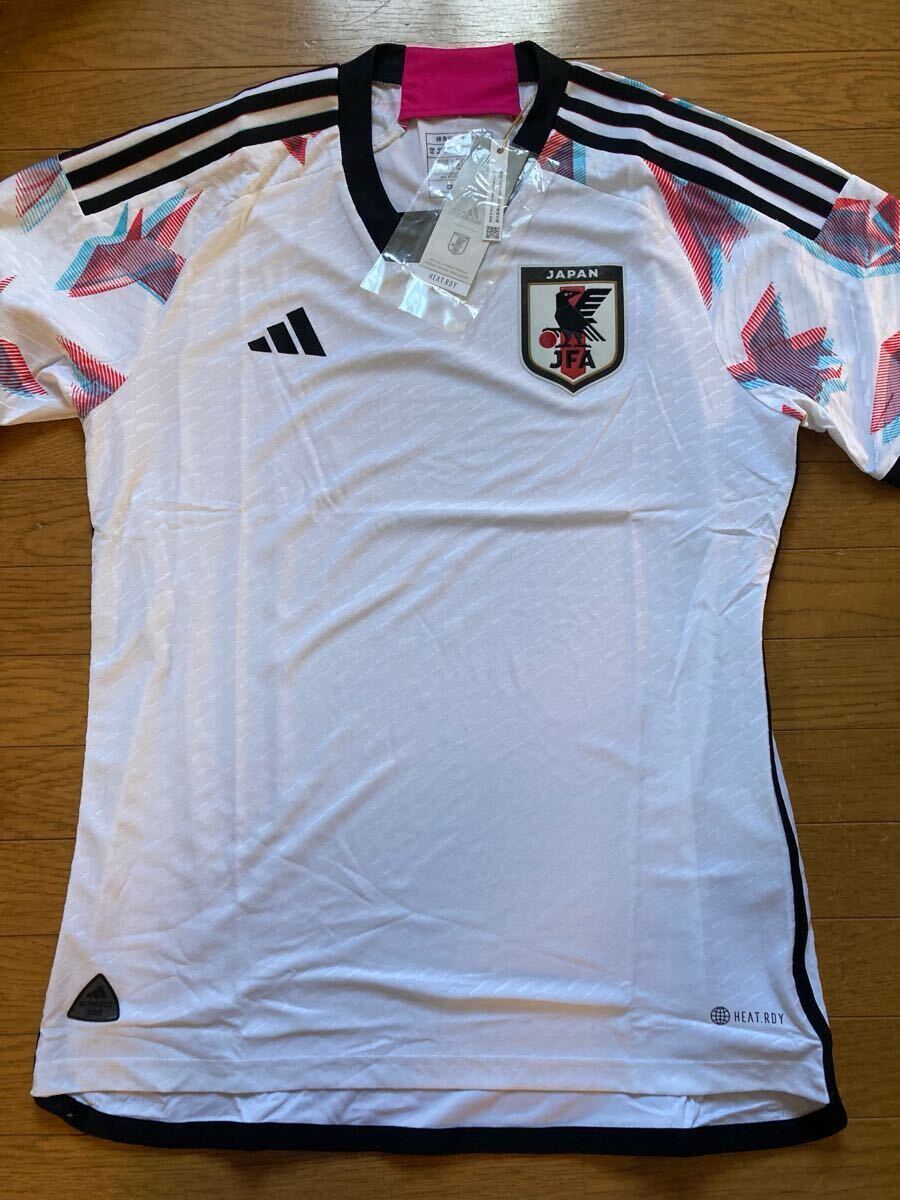 新品 正規品 アディダス 日本代表 2022 AWAY オーセンティックユニフォーム Sサイズ HF1852拍卖