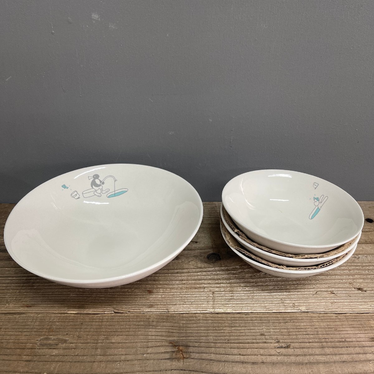 未使用品 保管品 箱なし Pingu 非売品 ミスタードーナツ 景品 キャラクター サラダボウル 小鉢 大皿拍卖