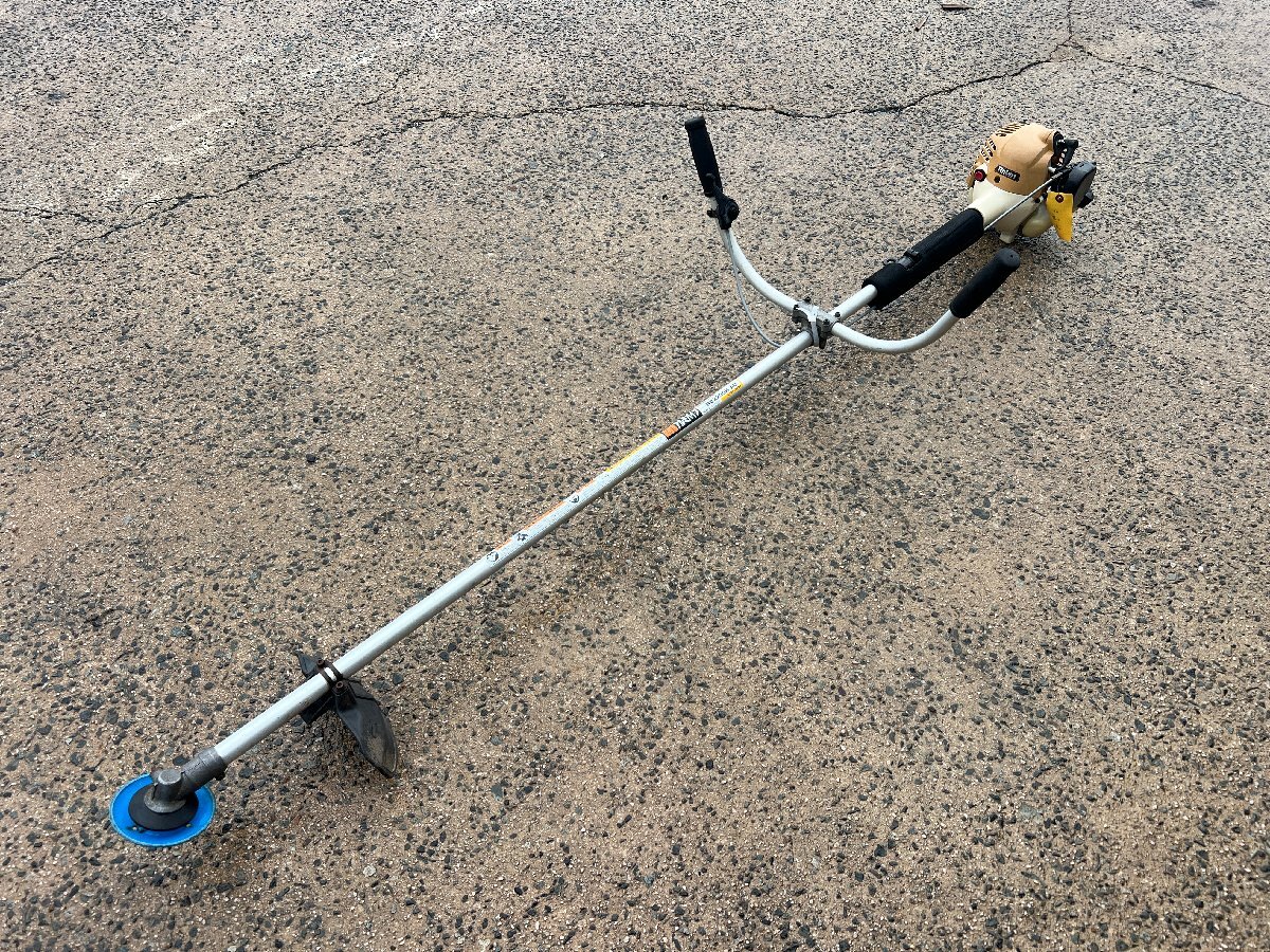簡単に動作確認済み★現状渡しです。ロビン NB2200H AU ダブルハンドル刈払機 高強度アルミパイプ拍卖