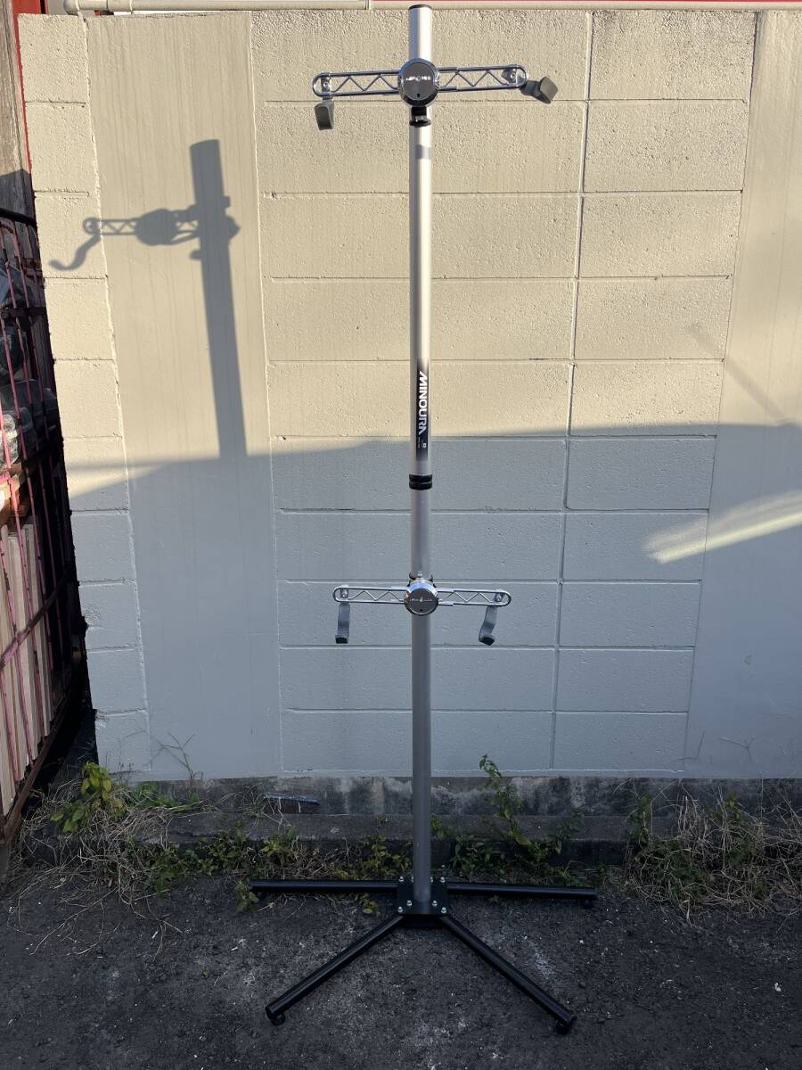 ☆中古現状!【MINOURA】 ミノウラ P-500AL-7S 自立式バイクストレージ ☆彡拍卖