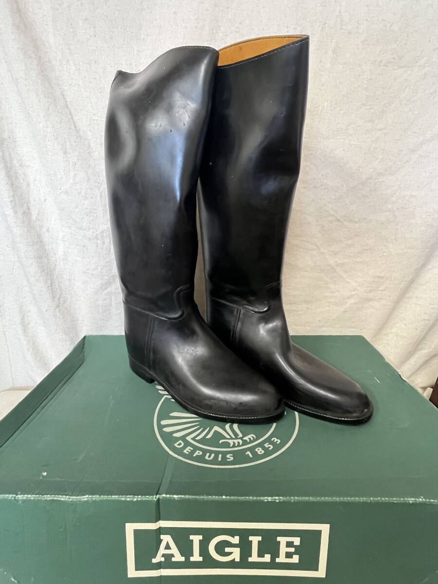 ☆まずまず美品!【AIGLE】 エーグルのブーツ ECUYER 25.5㎝ 彡拍卖