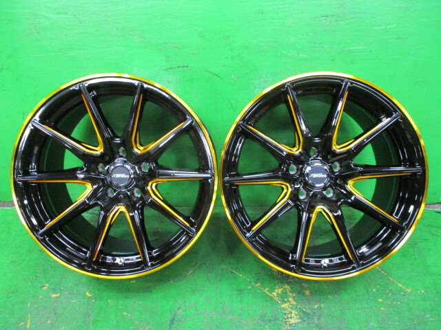 ②☆未使用/展示品☆クロススピード/RS10☆17インチ/9J+15/114.3-5H☆2本☆シルビア/スカイライン等に拍卖