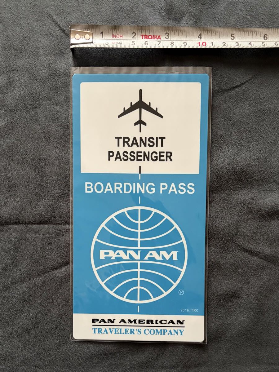 未使用 トラベラーズノート 下敷 2016 パンナム PANAM拍卖