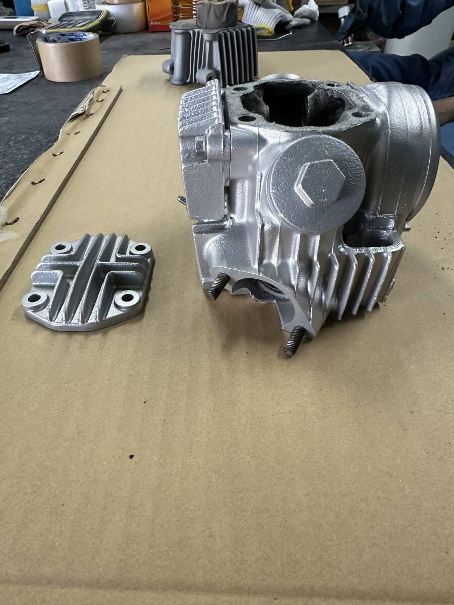 CD50 シリンダーヘッド ビーズブラスト仕上げ おまけ純正鉄シリンダー付き カブ50 モンキー ゴリラ ソロ DAX マグナ50拍卖