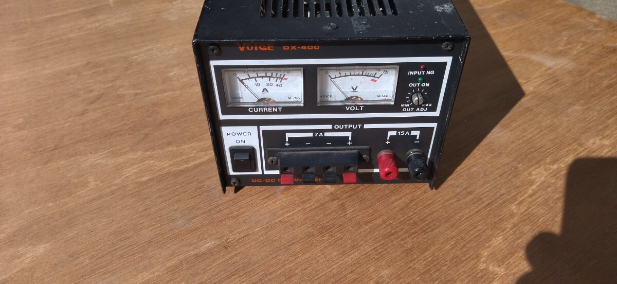 ジャンク VOICE DX-400 DC/DCコンバーター デコデコ 24V-12V変換 40A 当時物デコトラマニ割ウロコエルフキャンターレトロシャンデリア拍卖
