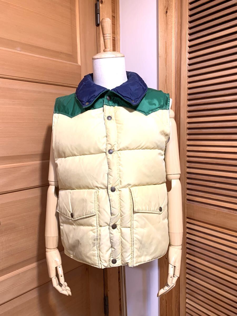 古着 70s 1stdown Firstdown ダウンベスト ヴィンテージ ビンテージ レアタグ拍卖