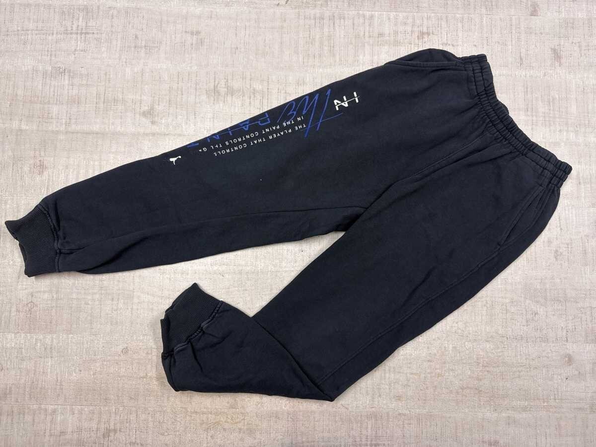 インザペイント IN THE PAINT スポーツ バスケットボール 英字 プリント スウェット ジョガーパンツ ボトムス メンズ 裾ボタン 綿混合 M 紺拍卖