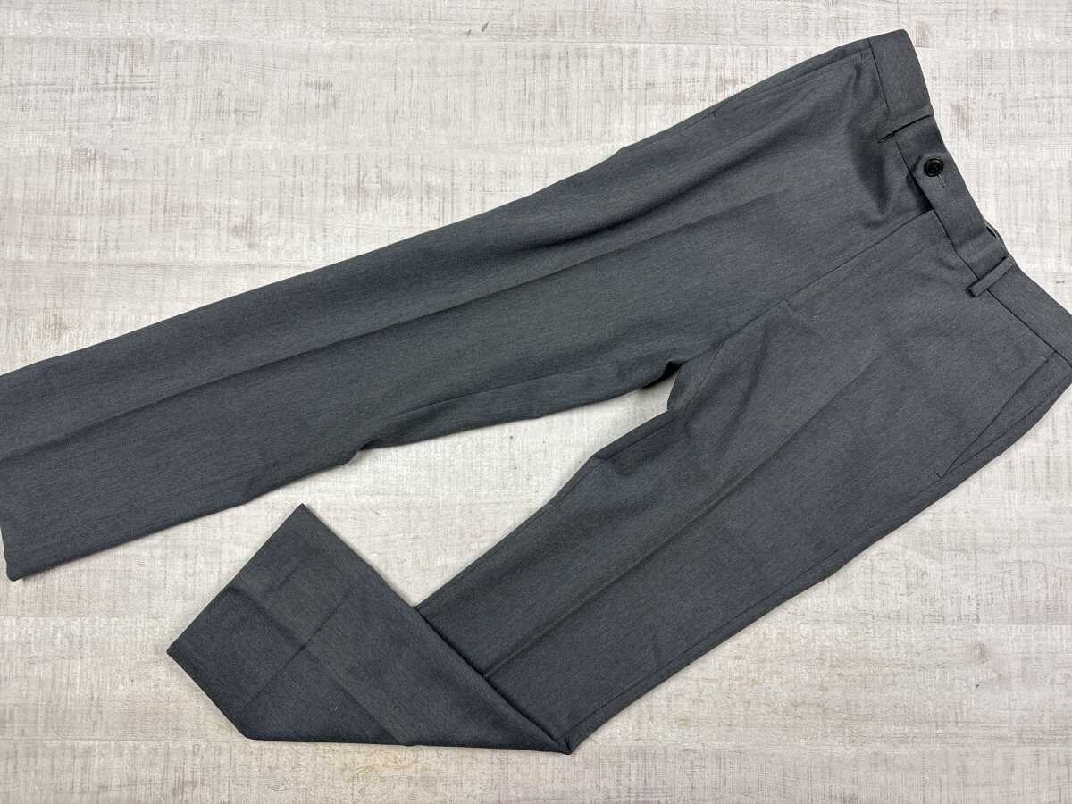 ランズエンド LANDS’ END レトロ トラッド フォーマル クラシック センタープレス スラックス パンツ ボトムス メンズ 82 グレー拍卖