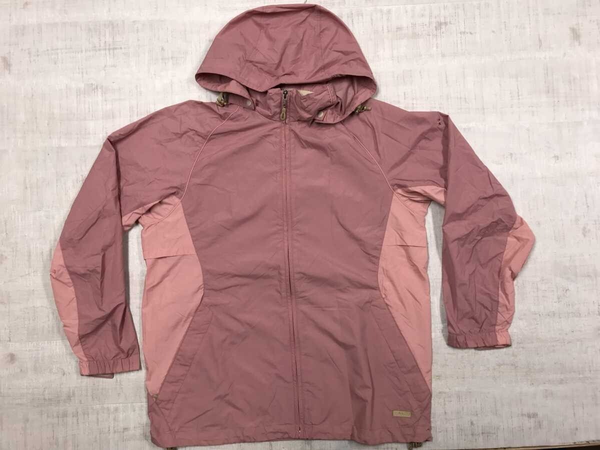 ミズノ mizuno スポーツ アウトドア レジャー 配色切替 ジップアップ パーカー ジャケット レディース フード着脱可 ナイロン100% M ピンク拍卖