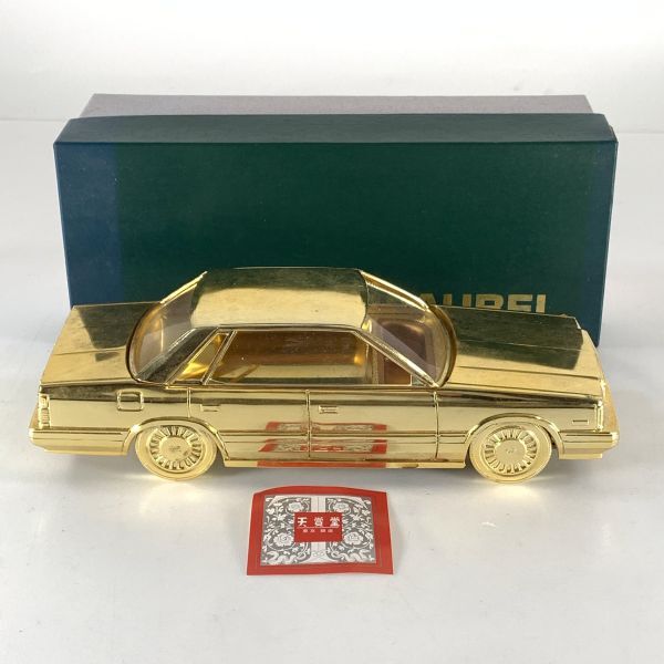 天賞堂 日産 ローレル シガレットケース タバコケース オルゴール付き 元箱 NISSAN LAUREL 小物入れ レトロ 当時物拍卖