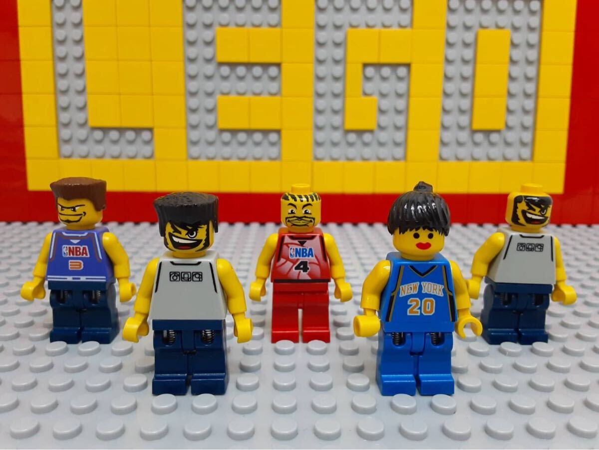 ☆NBA☆ レゴ ミニフィグ バスケットボール選手 バスケ ( LEGO 人形 NBA スポーツ D111011拍卖