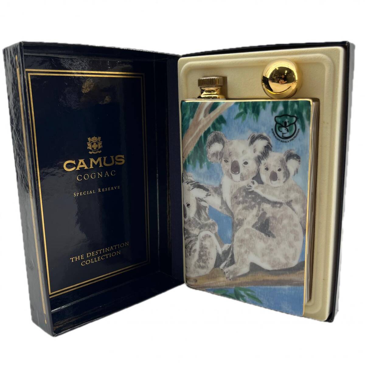 未開栓 Camus カミュ ブランデー 350ml 40% スペシャルリザーブ ブック コアラ ディスティネーションコレクション 陶器 ◆2006拍卖