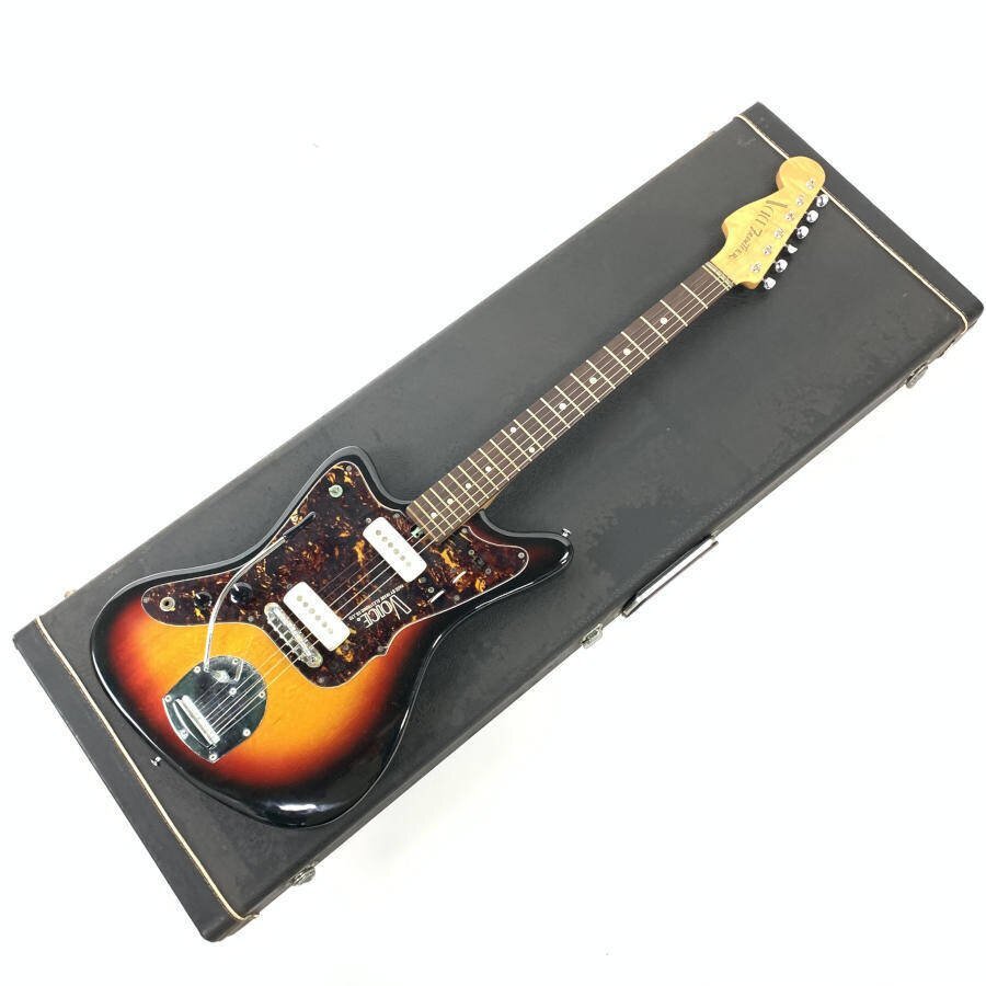 VOICE ボイス FRONTIER CUSTOM 1000 レフティ用 エレキギター サンバースト系 ジャパンヴィンテージ ハードケース付き★簡易検査品拍卖