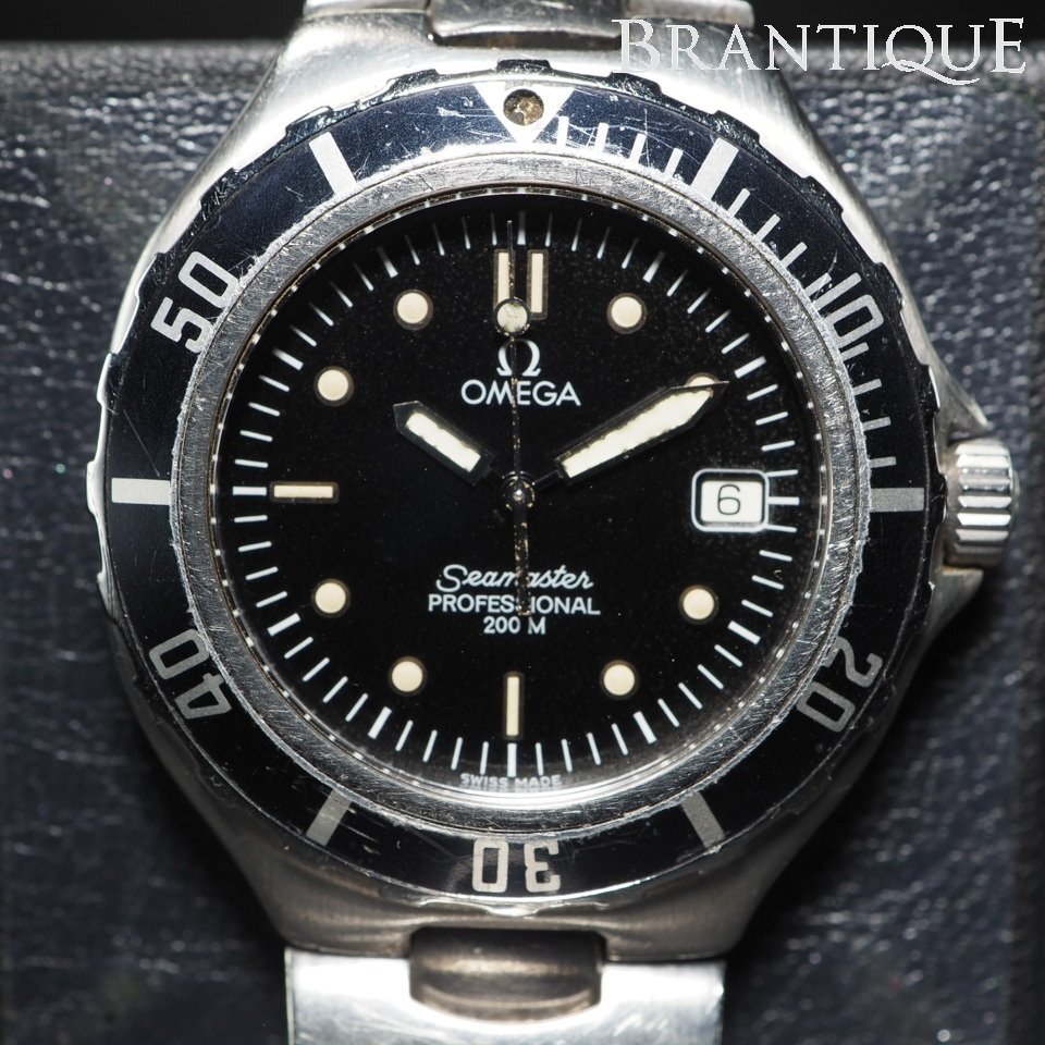◆1円~◆ OMEGA オメガ シーマスター プロフェッショナル SS QZ 動作品 USED メンズ 腕時計 ブレス破損 「26809」拍卖