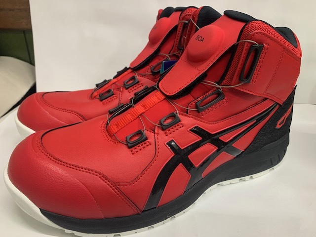 CP304BOA-600 25.0cm クラシックレッド×ブラック アシックス安全靴 新品(税込)拍卖