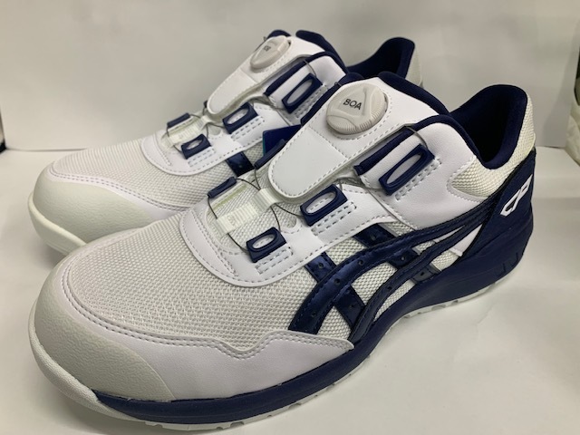 ASICS アシックス 限定品 CP209 BOA 25.5.0cm ホワイト×ピーコート 生産終了商品拍卖