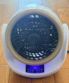 極美品:サーキュレータ冷風温風ヒーター切り替え可能首振りタイマー付き拍卖