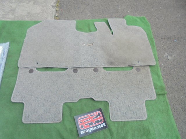 7EP6063Q1-2 ) スズキ パレット MK21S 1型 純正フロアマットセット拍卖