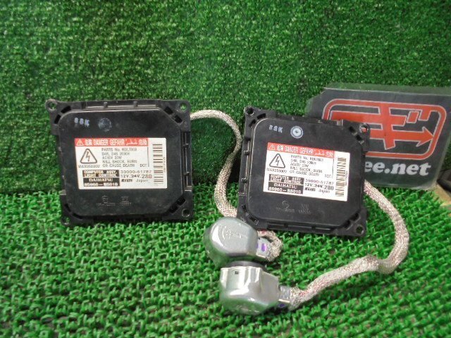 7EP4074LC6-2 ) ダイハツ ムーヴ L175S 前期型 純正ヘッドライト用HIDバラスト左右セット コイト39000-51787拍卖