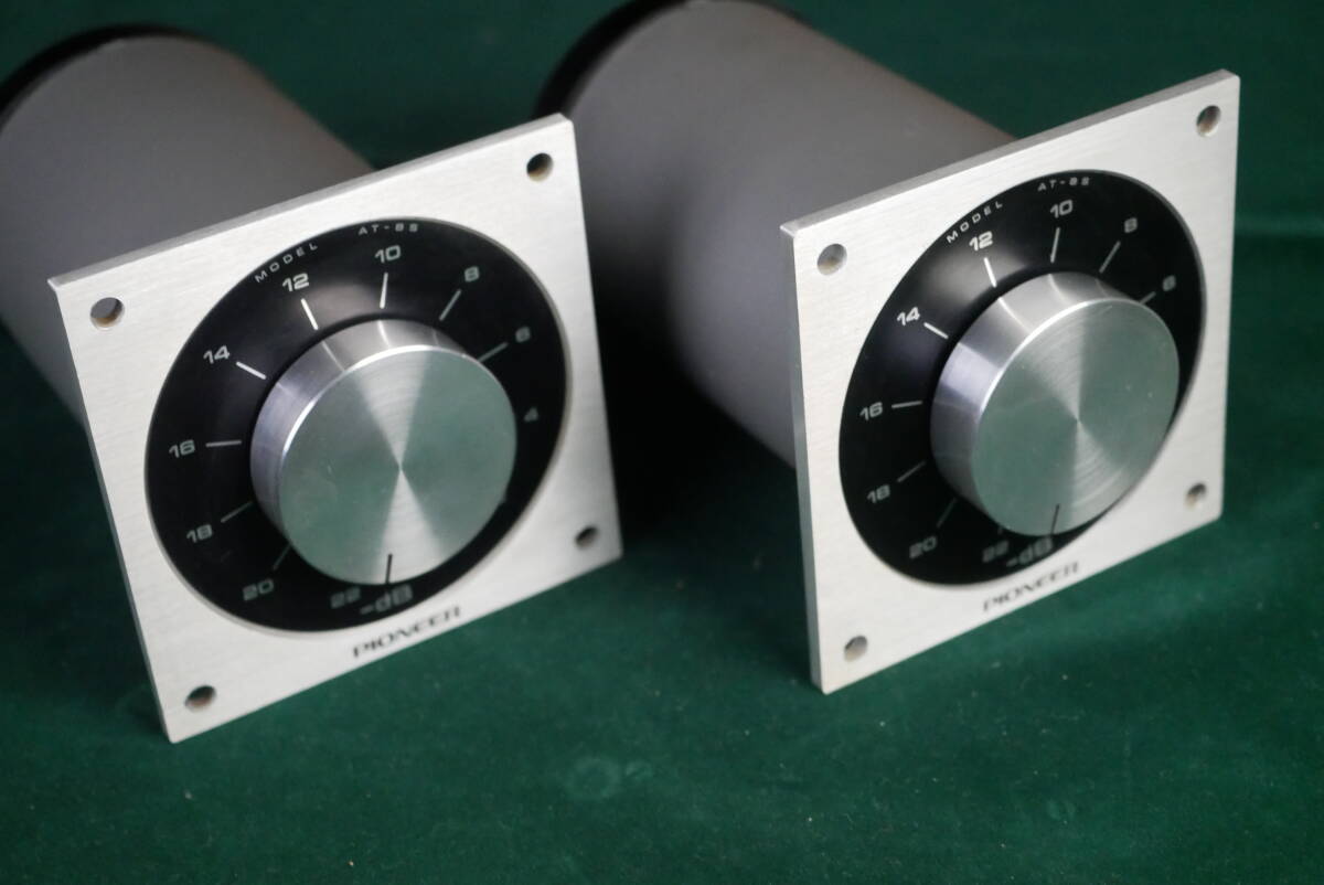 PIONEER パイオニア AT-8S スピーカーアッテネーター 美品! ペア! ネットワークや自作システムのお供に!拍卖