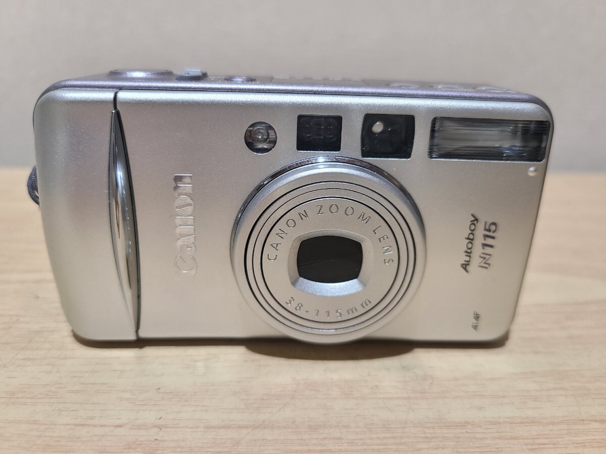 ★Canon Autoboy N115 キヤノン オートボーイ コンパクトカメラ フィルムカメラ シルバー系 電池式 キャノン拍卖