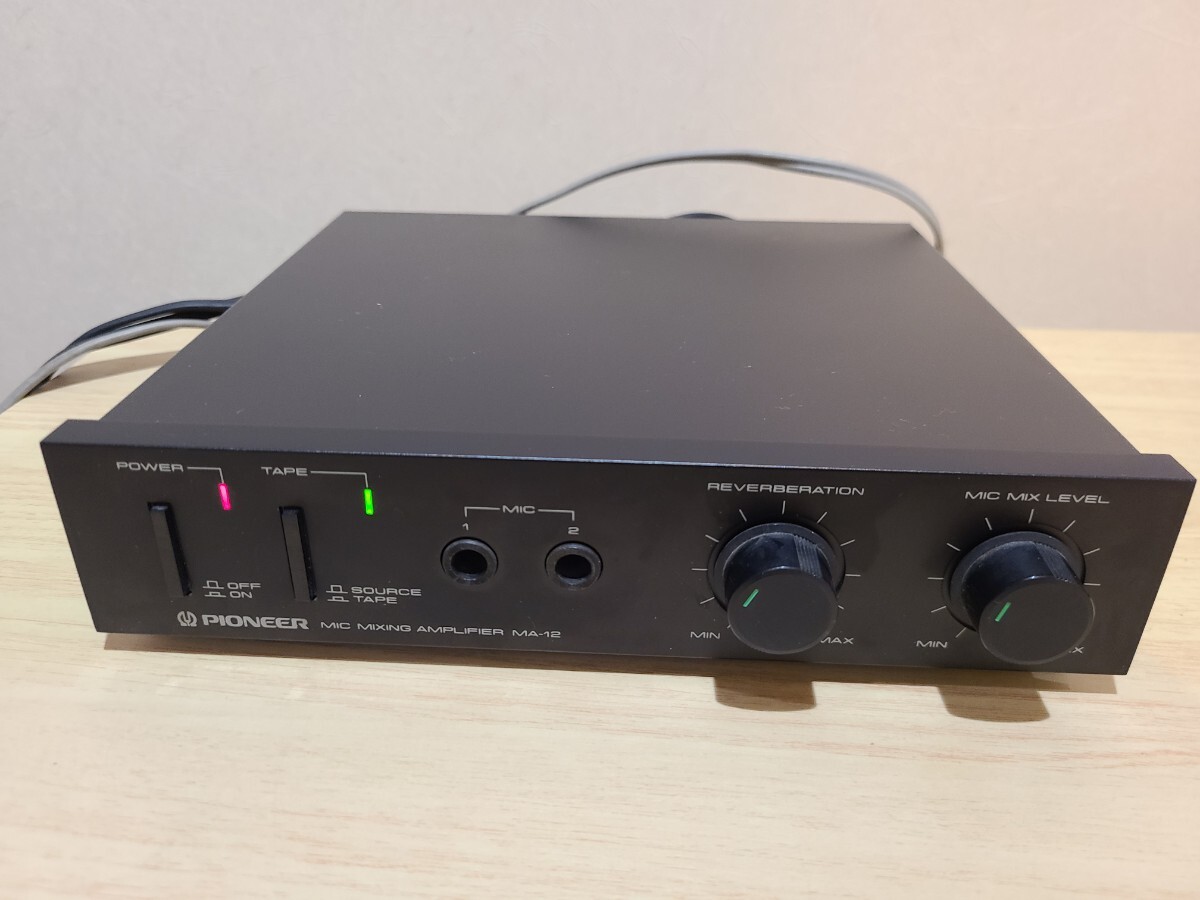 ★アンプ PIONEER パイオニア マイクミキシングアンプ MA-12 通電確認済 オーディオ機器 音響機材拍卖